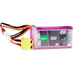 Hacker Batterie pour modélisme (LiPo) 11,1 V 500 mAh Nombre de cellules : 3 25 C Softcase XT60