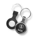 SiGN Smart Bluetooth Finder + nøglering med silikoneskal - Sort