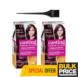 L'Oreal Casting Creme Gloss 515 Chocolate Hair Color 2-Pack