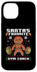 iPhone 14 Santas Favorite Gym Coach Gingerbread Man Workout Christmas Case