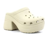 Bottines Crocs  Siren Clog Ciabatta Tacco Donna Bone 208547-2Y2