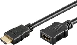 69912 Cable De Rallonge High Speed Hdmi Avec Ethernet,Dore,0.5M Longueur De Cable