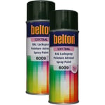 2 bombes de peinture Belton Spectral RAL6009 vert sapin 400ml