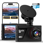 Dash Cam, Dashcam WiFi/APP Control 1080P Car Camera Dash Cam with 32GB Card, Dashboard Dash Camera for Cars with Night Vision, Loop Recording, 3”IPS Screen, 170°Wide Angle, WDR,G-sensor, Parking Mode