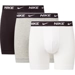 Nike 3-Pak Boxershorts Herre - Grå - str. L