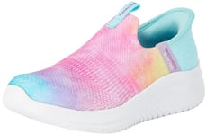 Skechers Girls Trainers, Multi Mesh/Trim 12.5 UK, ULTRA FLEX 3.0 PASTEL CLOUDS, Memory Foam