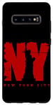 Coque pour Galaxy S10+ New York with Statue of Liberty, This is My New York City