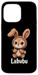 iPhone 14 Pro Max Labubu Cute Brown Bunny Monster Case