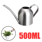 XM Pot d'arrosage en acier inoxydable 500ML Pour la bouche Long bouilloire d'arrosage pour plantes outil de jardin d'intérieur 1 pièce