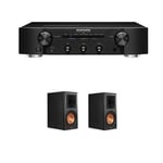 Amplificateur hi-fi Marantz PM6007 Noir + Enceinte Klipsch RP-600M Ebony Vendue par paire