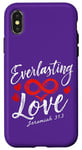 iPhone X/XS Everlasting Love Jeremiah 31:3 Bible Verse Case