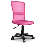 TRESKO® Chaise Fauteuil siège de Bureau Ergonomique, de 7 Couleurs différentes, Lift SGS contrôlé (Rose)