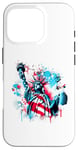 iPhone 16 Pro American Style Statue of Liberty Spray Paint Case