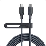 Anker Câble USB C vers USB C (240W, 3 ft), câble de chargement USB C tressé, charge rapide pour iphone 15, MacBook Pro 2020, iPad Pro 2020, iPad Air 4, Samsung Galaxy S23+/S23 Ultra, Pixel(USB 2.0)