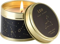 Lower Lodge Candles – Leo Tin Candle – Star Sign Gift - Hand-Poured in The 