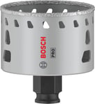 Bosch 1 scie cloche PRO Tile Power Change Plus (pour carrelage dur, carrelage souple, diamètre 64 mm, accessoires professionnels, perceuse/visseuse)