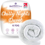 Chilly Nights Warm Duvet 15 Tog by Slumberdown, Super King