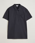 Sunspel Riviera Polo Shirt Midnight Navy