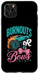 Coque pour iPhone 11 Pro Max Burnouts or Bows Gender Reveal Party Baby Announcement