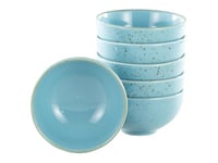 CreaTable, 22087, Série Nature Collection, 6 coupelles à tremper 11,5 cm BLUE