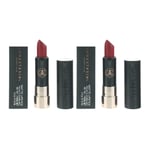 Anastasia Beverly Hills Womens Matte Lipstick 3.5g - Ruby x 2 - NA - One Size