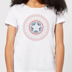 Marvel Captain America Oriental Shield Women's T-Shirt - White - XXL