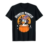 Honkus Ponkus Funny Duck Witch Halloween Magic T-Shirt