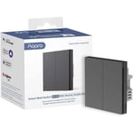 Aqua - Aqara Smart Wall Switch H1 (avec zero, double bascule) - Gris