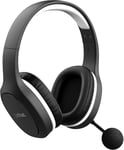 Gxt 391 Thian Casque Gamer Sans Fil, Casque Gamer Ps4, Ps5, Pc, 5.8 Ghz, Récepteur Usb, Over Ear, Rechargeable, Multi-Platform, Casque Gaming Avec Microphone, Léger Et Durable - Noir