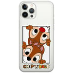 ERT GROUP Coque de téléphone Portable pour Iphone 12/12 Pro Original et sous Licence Officielle Disney Motif Chip & Dale 005 Parfaitement adapté à la Forme du téléphone Portable, partiel imprimé