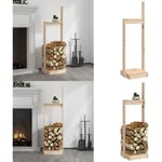 Porte-bûches 33,5x30x110 cm Bois massif de pin - support de bûches - supports de bûches - Home & Living - Brun