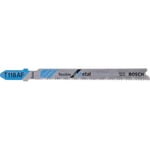 Bosch Professional 100x Jigsaw Blade T 118 AF Flexible for Metal (for Steel sheets, Accessories Jigsaw)