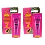 Dr Paw Paw Multi Purpose Balm Tinted Hot Pink Lips & Cheeks 10ml Travel Size x 2