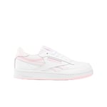 Reebok Mixte Classic Leather 2400 Sneaker, White/Black/Pump Orange, 37.5 EU