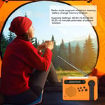 (1)AM FM Personal Radio Solar Charging Emergency Radio Full Band Radio