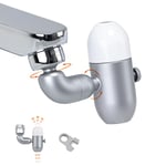 Ibergrif M91006-1, Économiseur d'eau de Robinet, 4 modes, Rotation à 360° avec Réglage de La Pression de l'eau, Adapté aux Robinets de Cuisine/Salle de Bain(Interface M24)