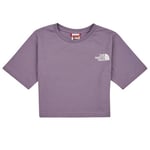 T-shirt enfant The North Face  GIRLS S/S CROP SIMPLE DOME TEE