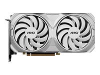 Msi Geforce Rtx 4070 Ti Super 16G Ventus 2X White Oc - Grafikkort - Geforce Rtx 4070 Ti Super - 16 Gb Gddr6x - Pcie 4.0 - 3 X Displayport, Hdmi - Vit - Låda