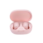 Oreillette Bluetooth sans fil d'origine A6S TWS 5.0 Écouteurs sport Écouteurs Casque avec micro pour Xiaomi Samsung Huawei LG smartphone-rose sans boîte de vente au détail