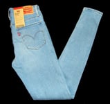 LEVI'S - Women's NEW 710 Super Skinny Fit Jeans 27"W x 32"L 8/10 Blue Denim