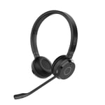 Jabra Evolve 65 TE Wireless Stereo Headphones Microsoft Teams Certified, 30 m Ra