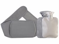 Bouillotte 1 L avec housse et ceinture en polaire - Infactory