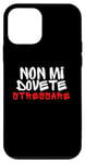 Coque pour iPhone 12 mini Non Mi Dovete Stressare Scritta Divertente Frasi Simpatiche