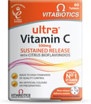 Vitamin C Tablets with Bioflavonoids - 60 Tablets, Vitabiotics Ultra