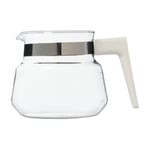 Moccamaster 1 L glassmugge, hvit