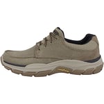 Skechers Homme Respected-Loleto MOC Toe Bungee Lace Slip on, Taupe, 11