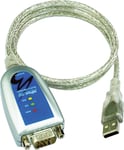 USB to serial adapter, RS-232/422/485, DB9ma, 10 cm