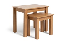 Argos Home Apley Nest of 2 Tables - Oak Effect