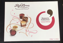 LILY O’BRIEN’S Deserts collection LIMITED EDITION chocolate Box 318G Expiry 2025