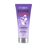 LOral Paris Elvive Hydra Hyaluronic Acid Overnight Hydrating Cream for Dry Hair 